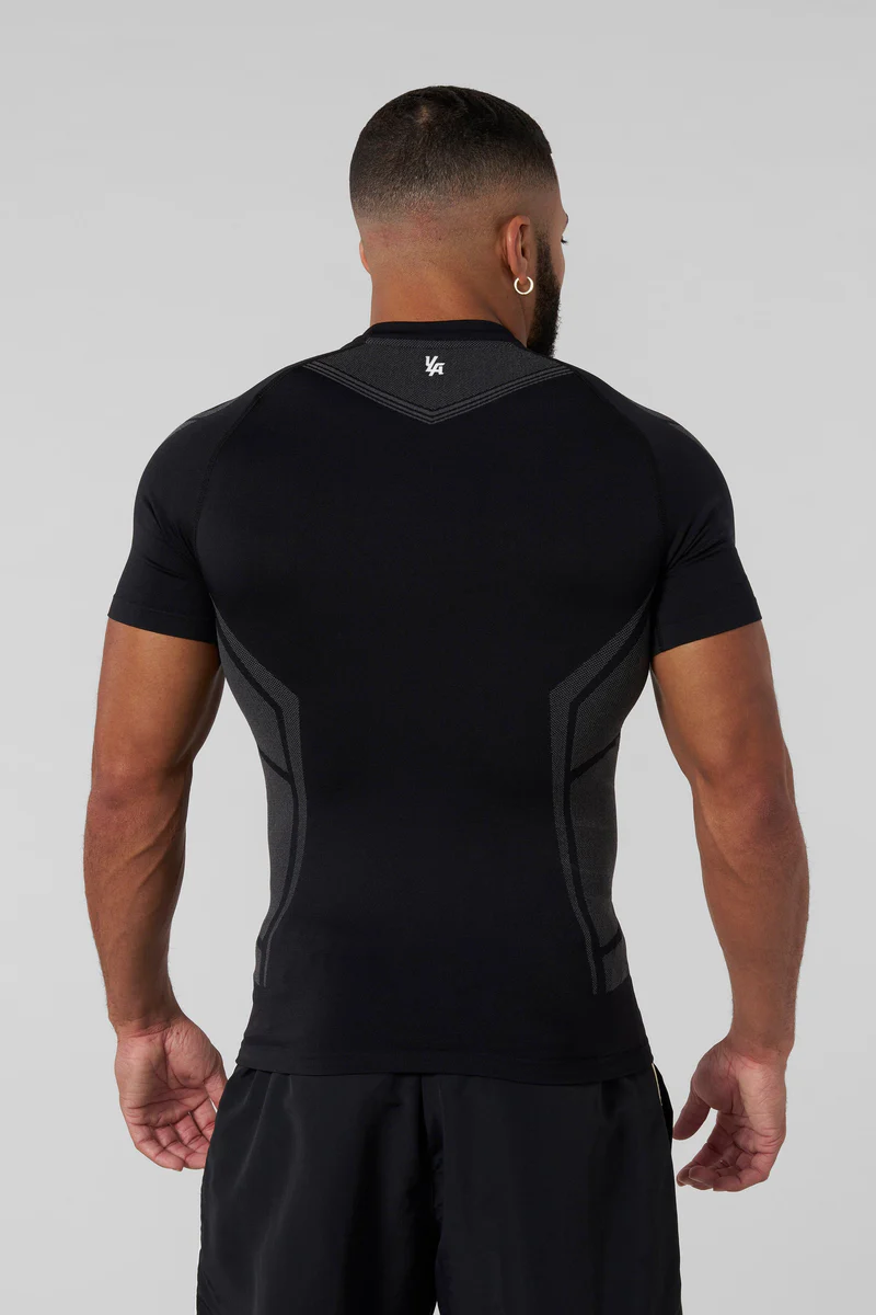 Warrior Compression Tees-Black