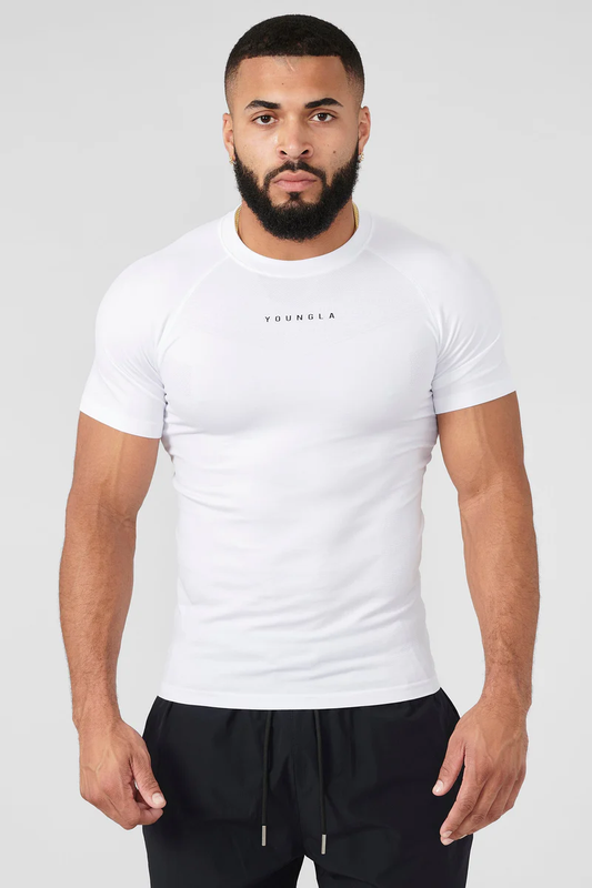 SuperVillain Compression Tees-White