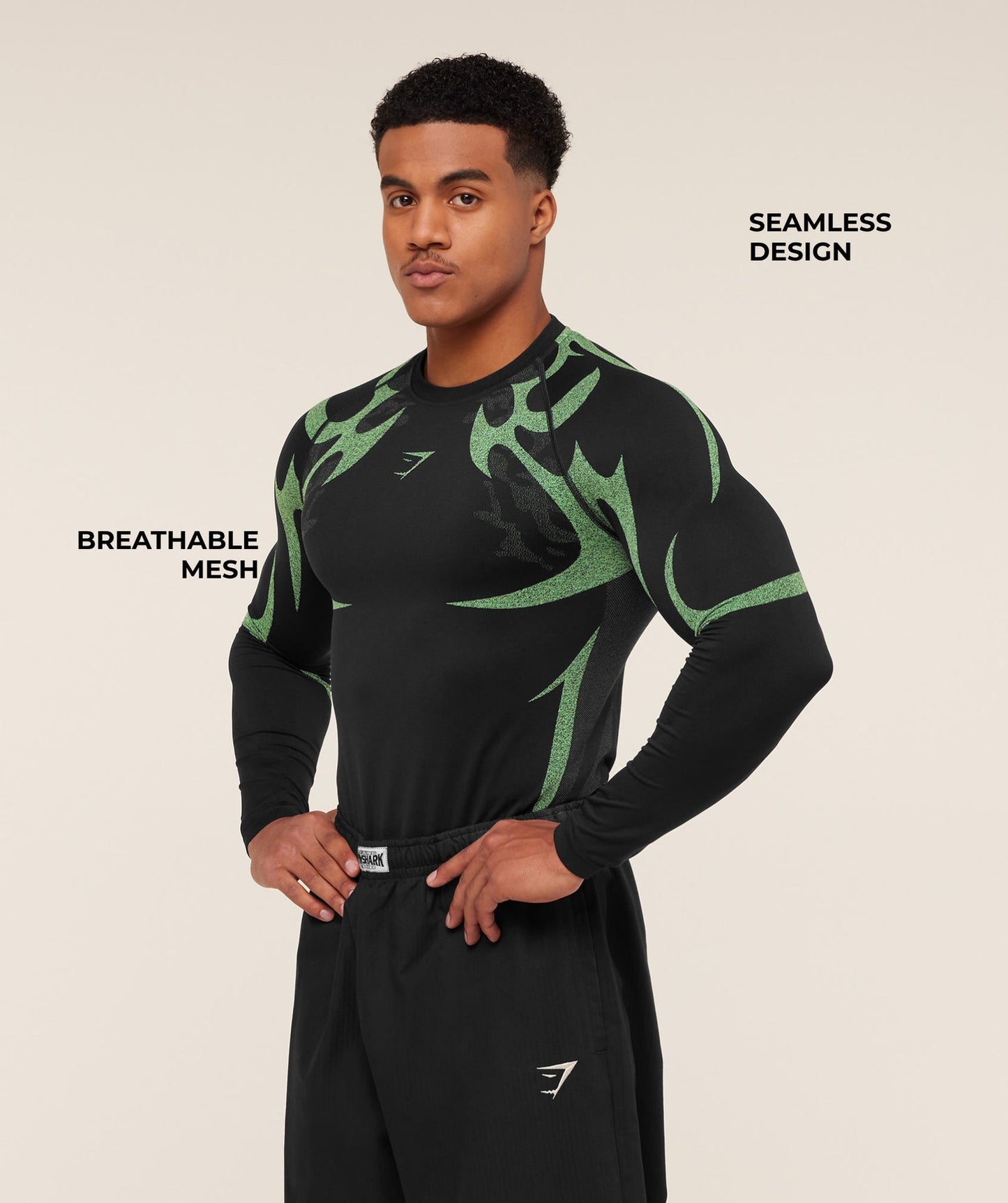 GYMSHARK STORM SEAMLESS LONG SLEEVE T-SHIRT