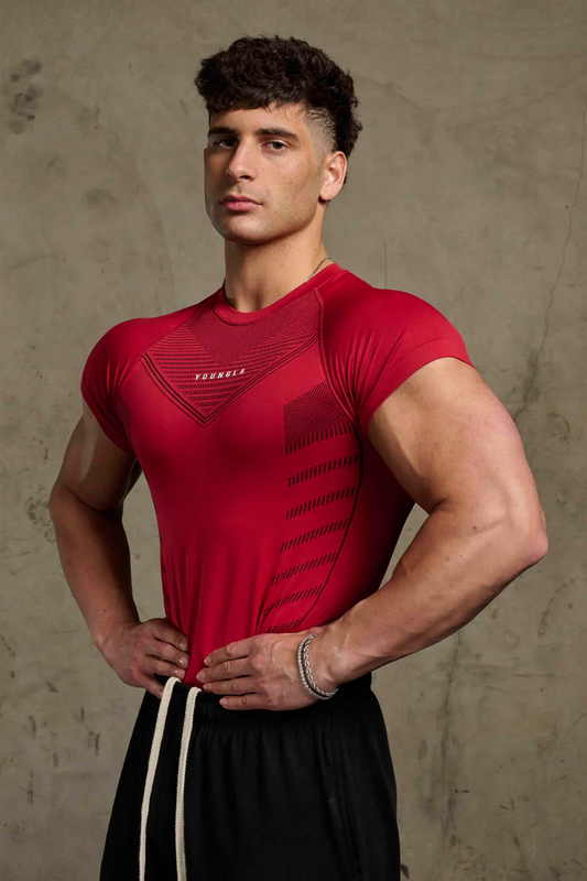 Superhero Compression Tees- Red