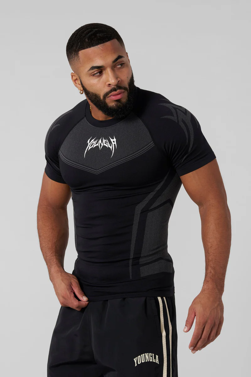 Warrior Compression Tees-Black