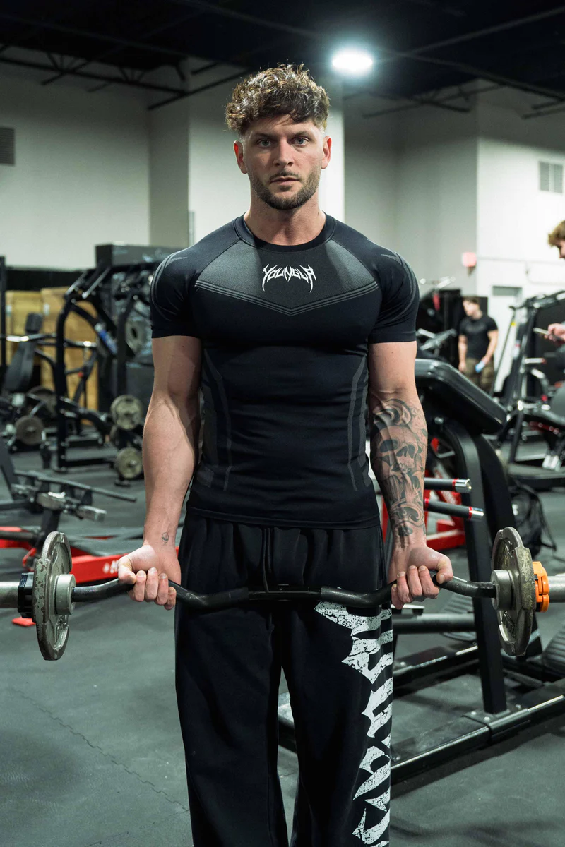Warrior Compression Tees-Black