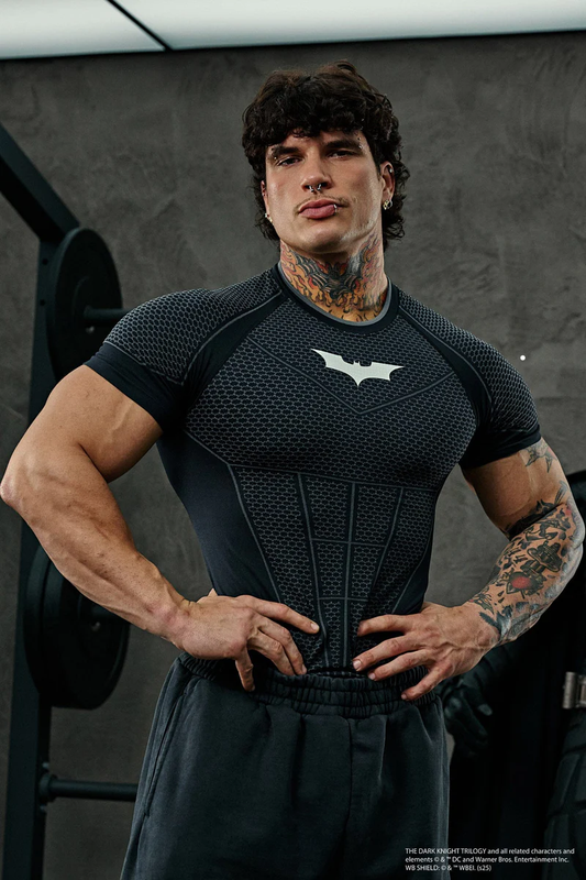 Batman Compression Tees-Black